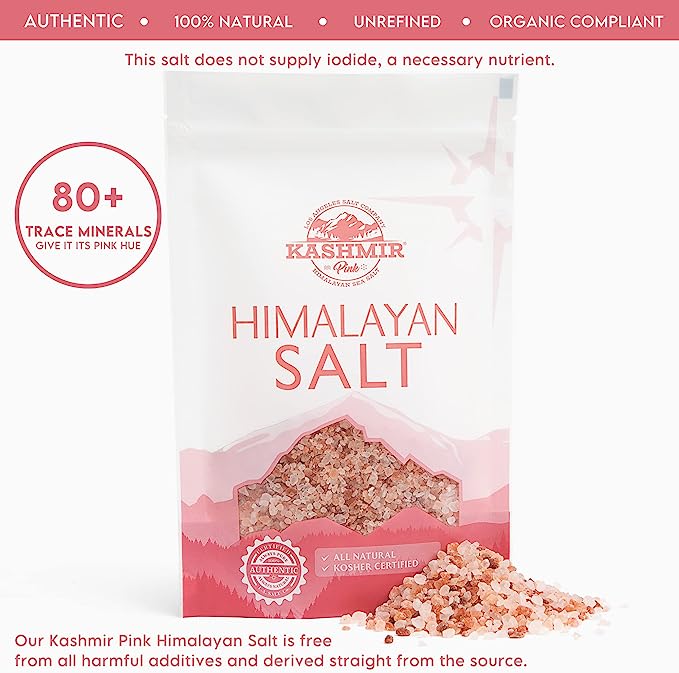 Kashmir Pink® Himalayan Salt Coarse (2.2 lb)-Salt-Los Angeles Salt Company-2.2 LB-LA Salt Co.