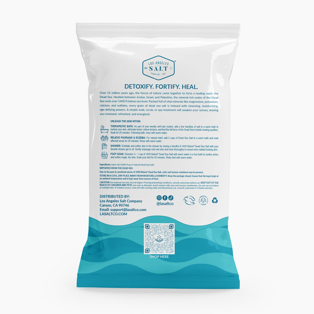 25kg 1400 BELOW® Dead Sea Salt-Salt-Los Angeles Salt Company-Powder-LA Salt Co.