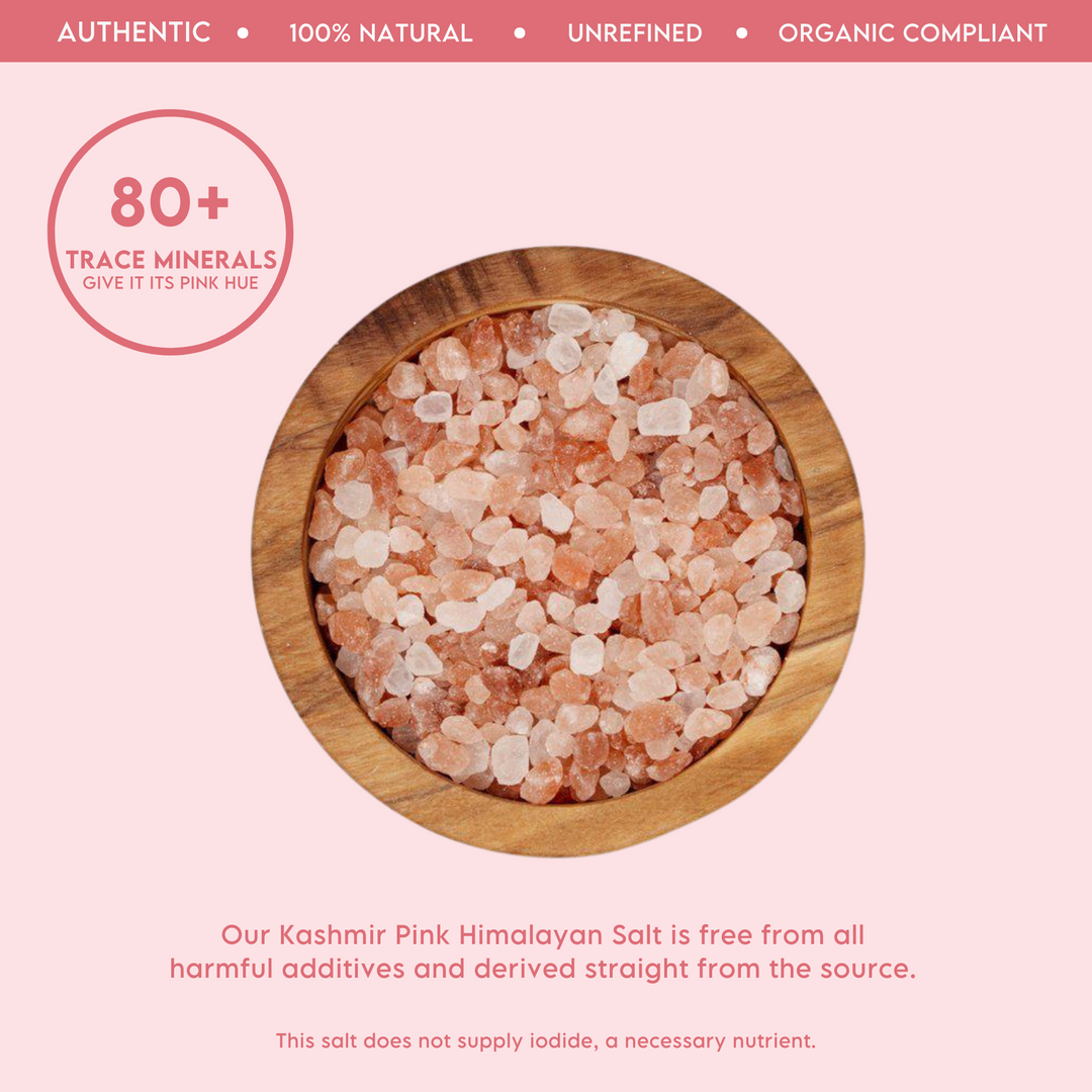 Kashmir Pink® Himalayan Salt Coarse Jar