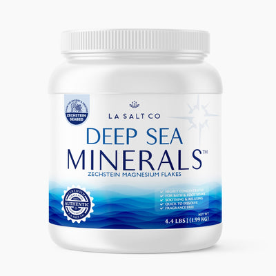 Deep Sea Minerals® Magnesium Flakes Jar (4.4 lb)-Salt-Los Angeles Salt Company-LA Salt Co.