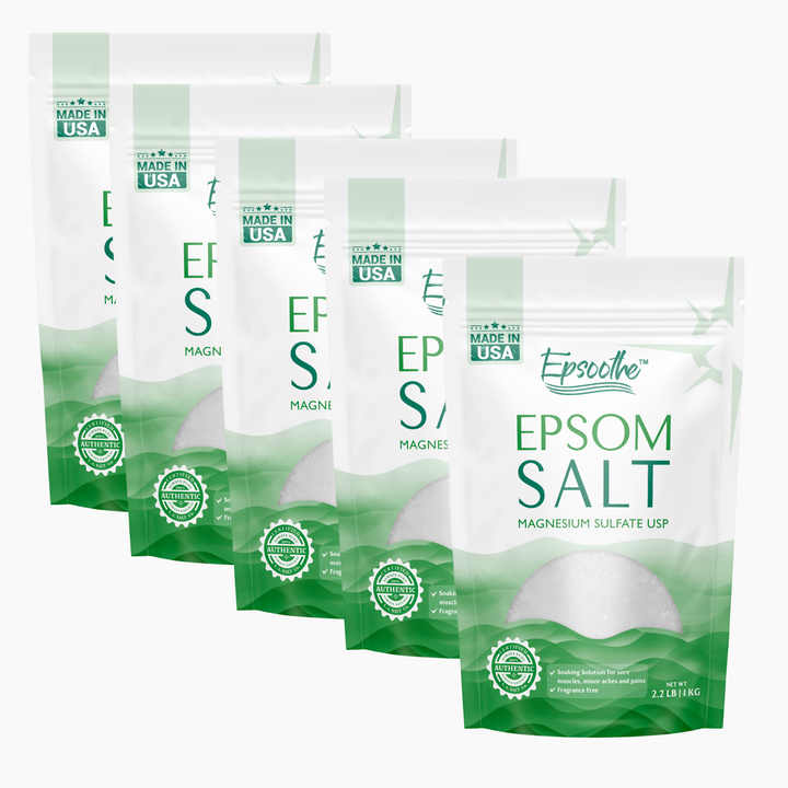 Epsoothe™ Epsom Salt (2.2 lb)-Salt-Los Angeles Salt Company-11 LB (5 Pack)-LA Salt Co.