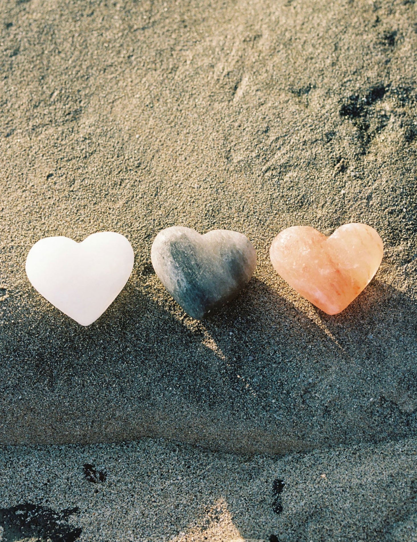 Heart Massage Stone (Large)-Massage Stones-LA SALT CO-1 unit-Pink-LA Salt Co.