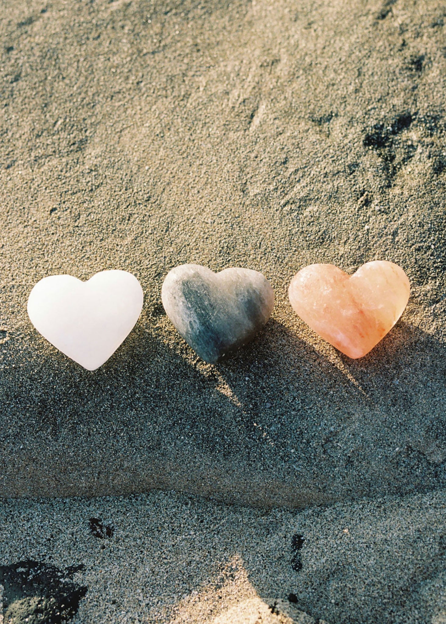 Heart Massage Stone (Small)-Massage Stones-LA SALT CO-2 units-Pink-LA Salt Co.