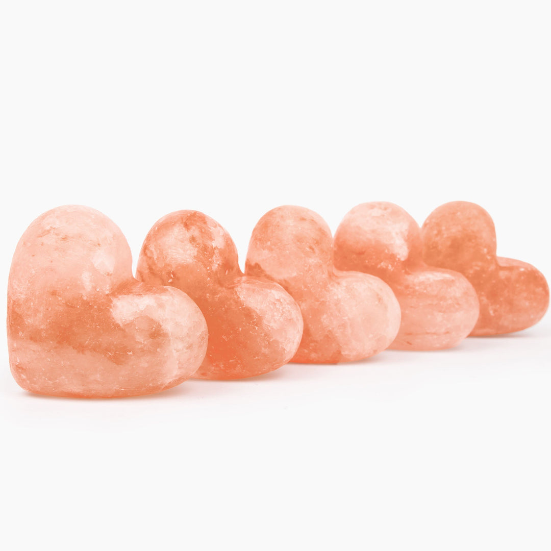 Heart Massage Stone (Small)-Massage Stones-LA SALT CO-5 units-Pink-LA Salt Co.