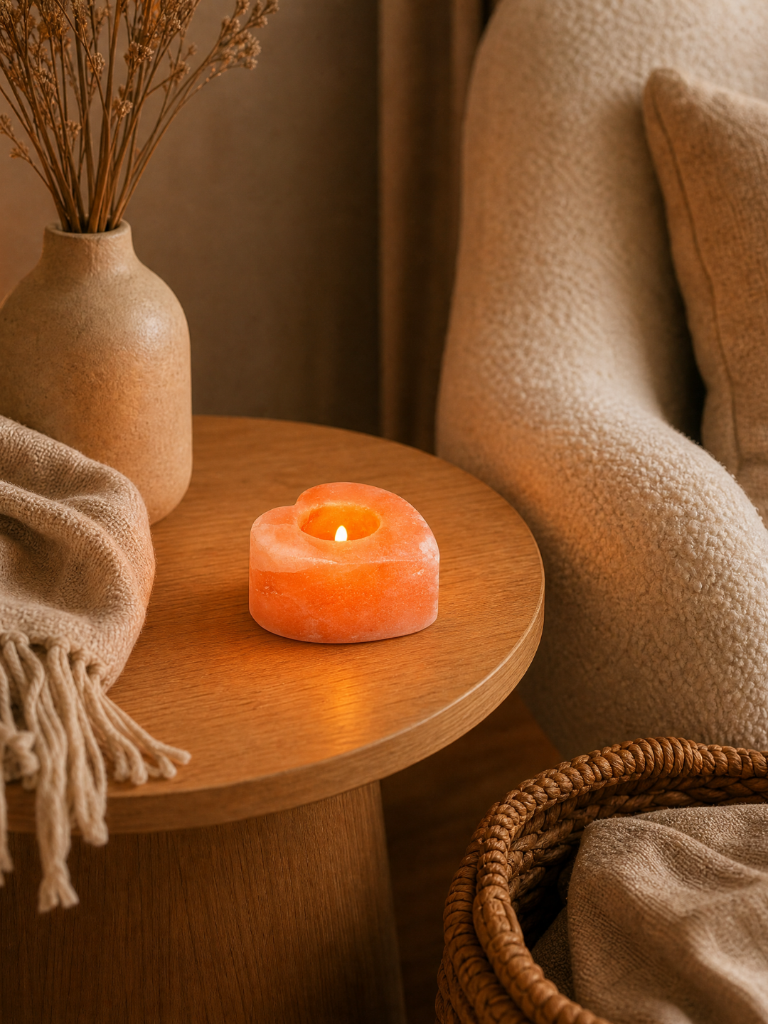 Himalayan Salt Candle Holder