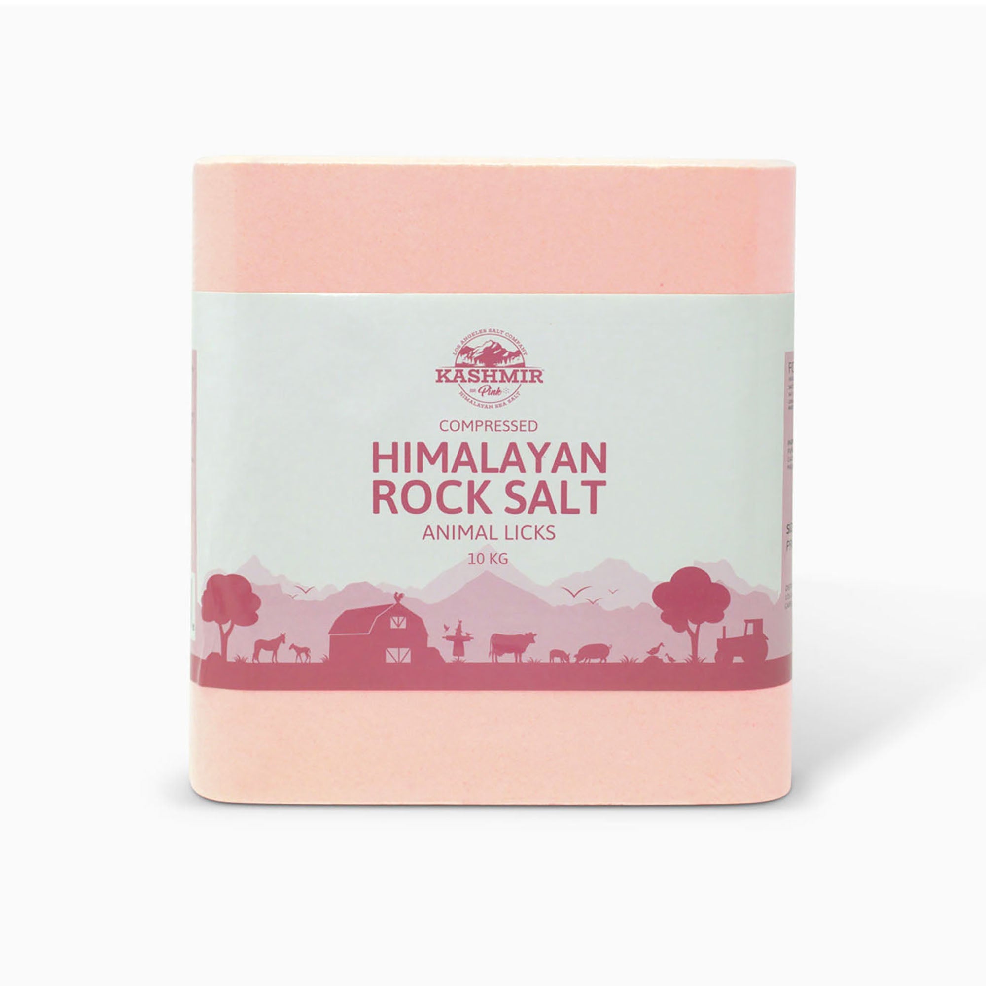Kashmir Pink® Compressed Himalayan Salt Animal Lick-Salt-LA SALT CO-LA Salt Co.