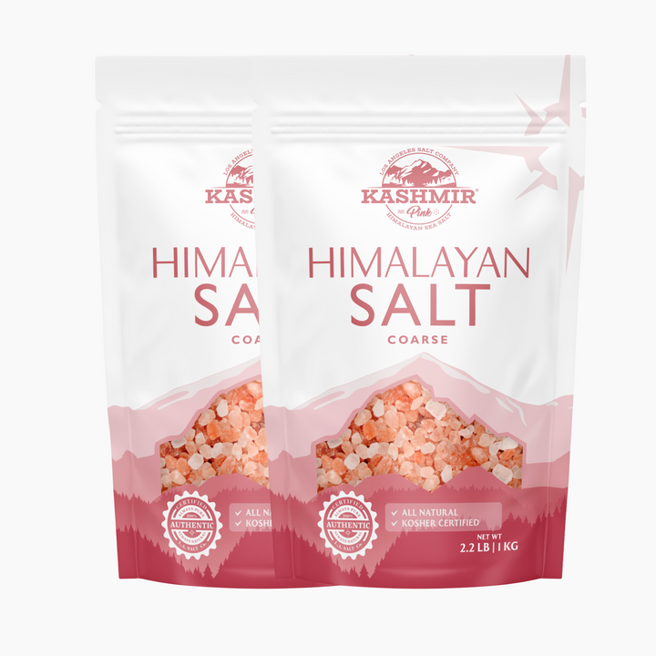 Kashmir Pink® Himalayan Salt Coarse (2.2 lb)-Salt-Los Angeles Salt Company-4.4 LB (2 Pack)-LA Salt Co.