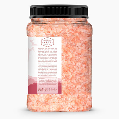 Kashmir Pink® Himalayan Salt Coarse Jar-Salt-Los Angeles Salt Company-2.5 Lb-LA Salt Co.