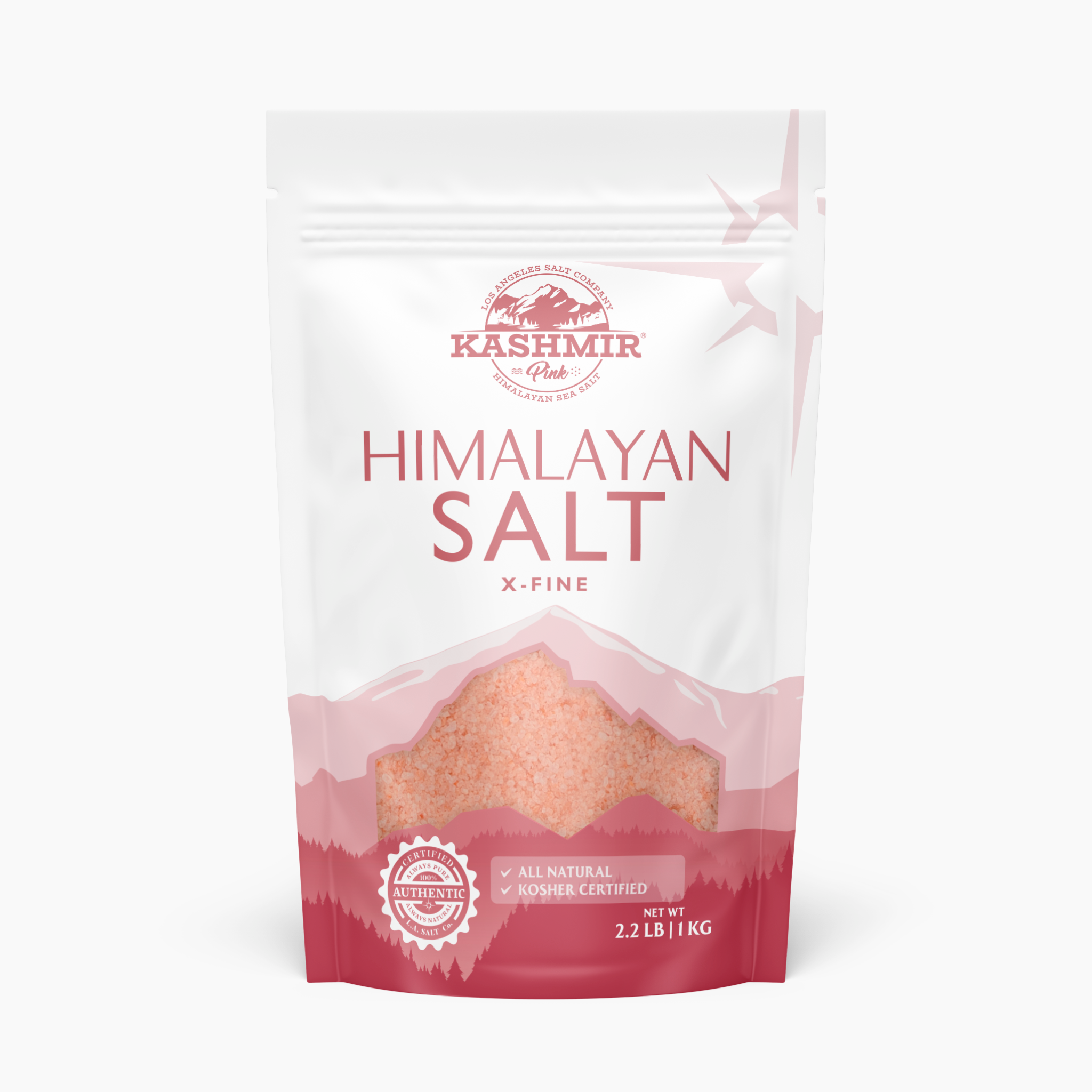 Kashmir Pink® Himalayan Salt X-Fine (2.2 lb)-Salt-Los Angeles Salt Company-2.2 LB-LA Salt Co.