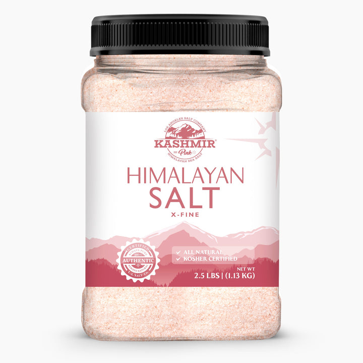 Kashmir Pink® Himalayan Salt X-Fine Jar-Salt-Los Angeles Salt Company-2.5 Lb-LA Salt Co.