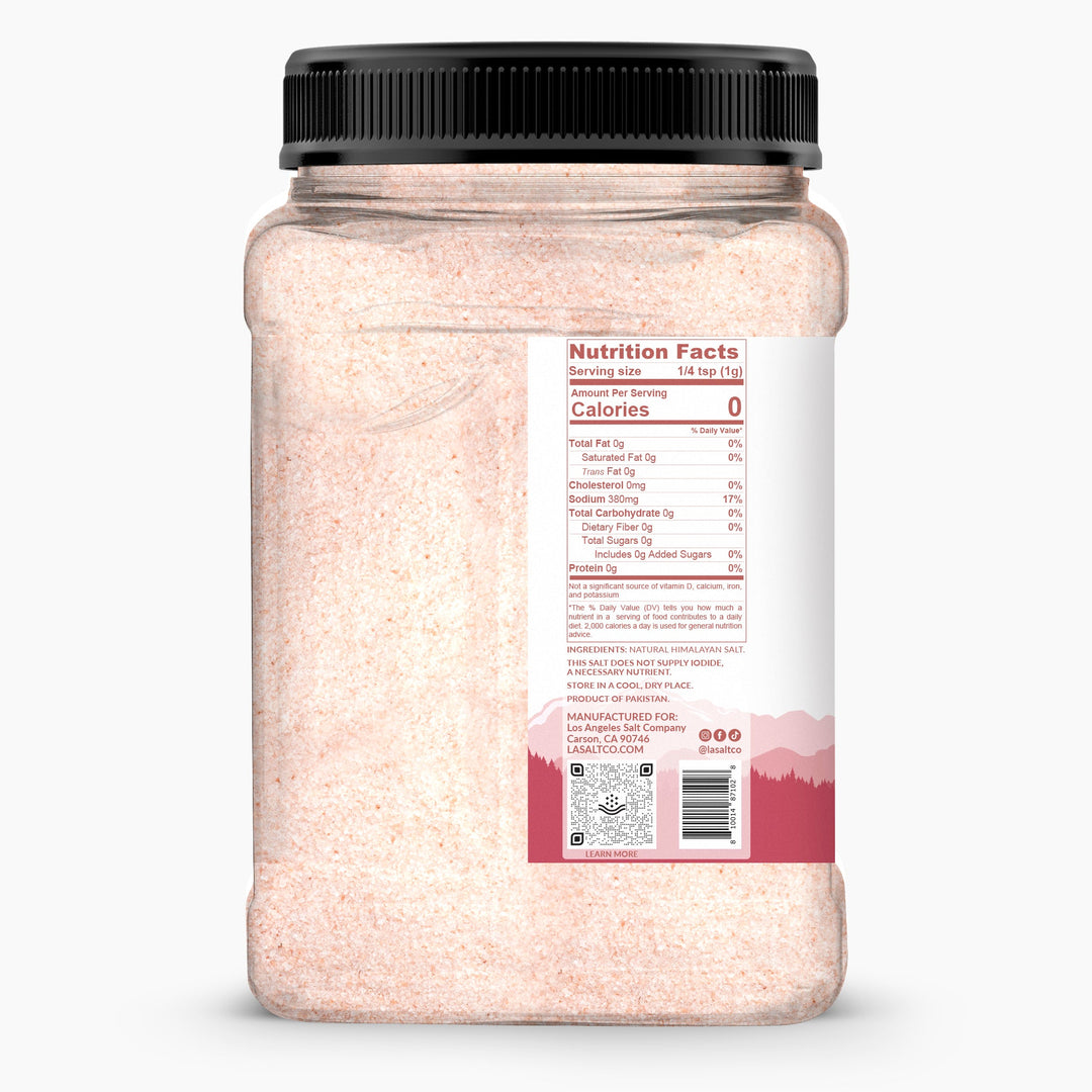 Kashmir Pink® Himalayan Salt X-Fine Jar-Salt-Los Angeles Salt Company-2.5 Lb-LA Salt Co.