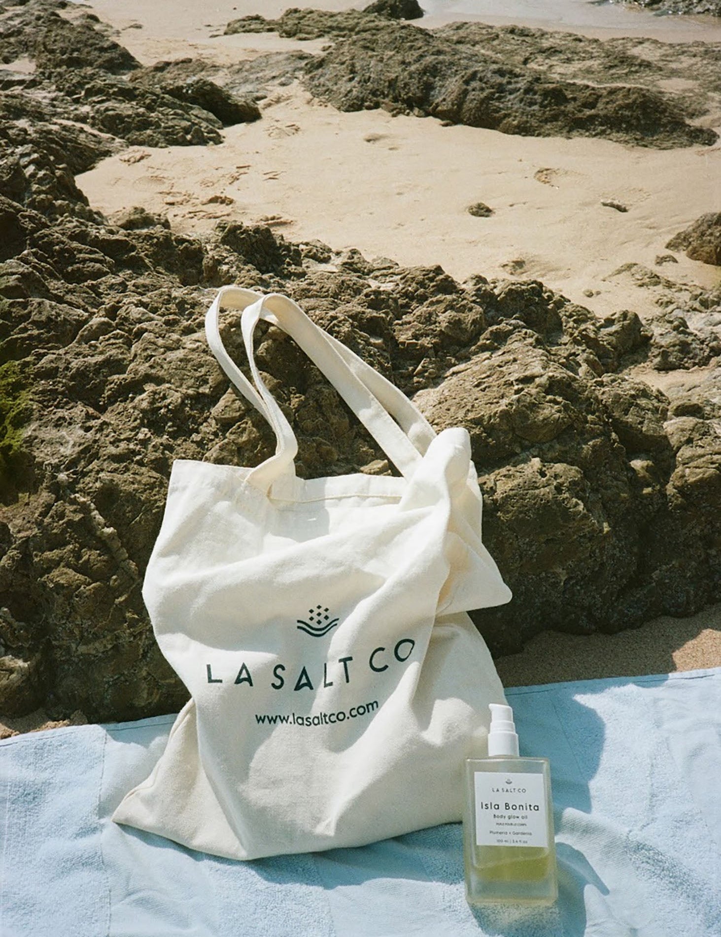 LA SALT CO Cotton Tote Bag-LA SALT CO-LA Salt Co.