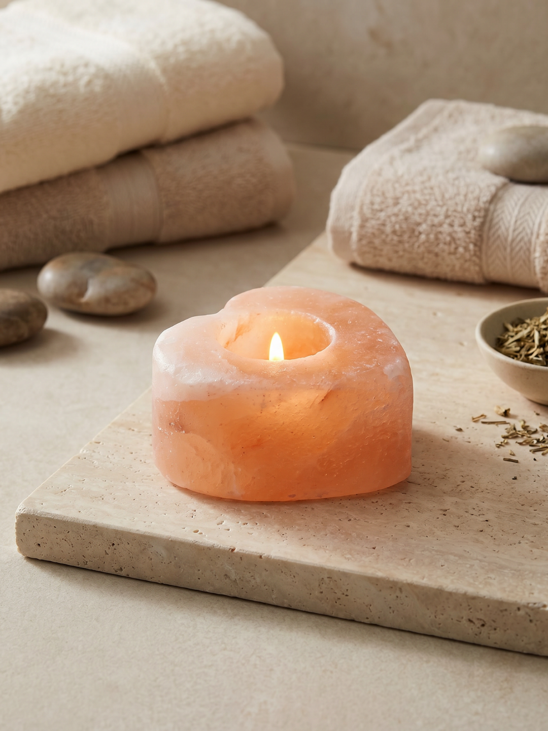 Himalayan Salt Candle Holder