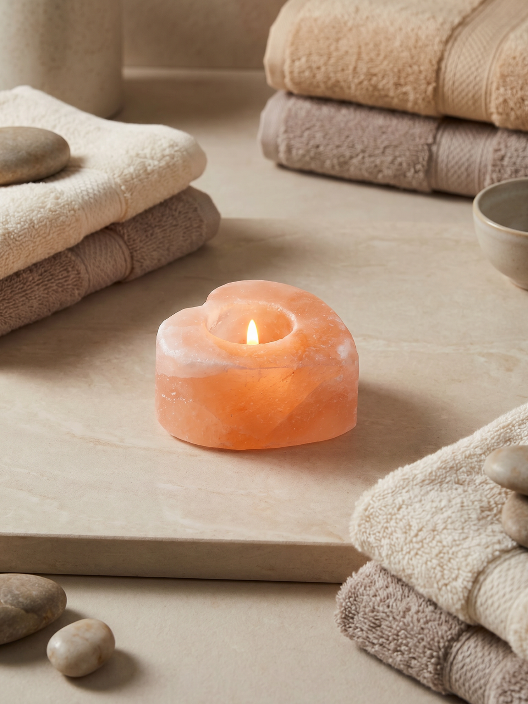 Himalayan Salt Candle Holder