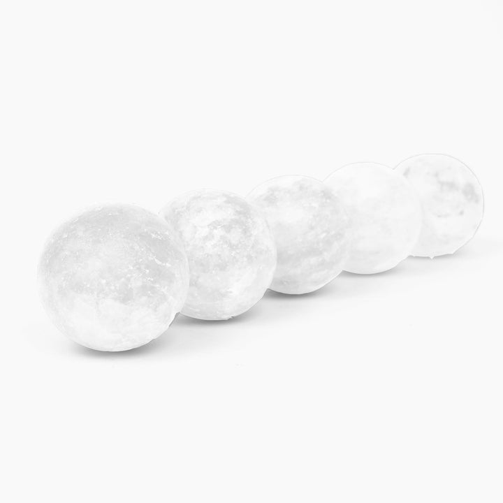 Large Round Massage Ball (50mm)-Massage Stones-LA SALT CO-5 units-White-LA Salt Co.