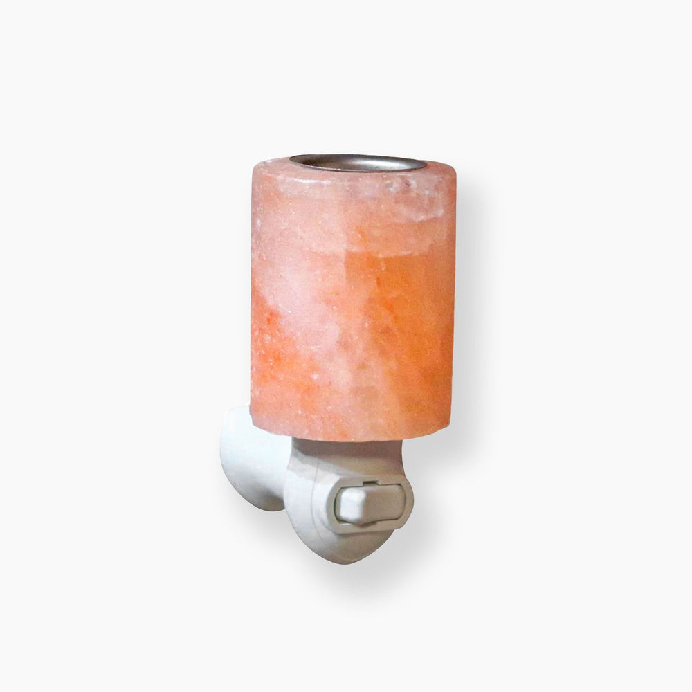 Natural Shape Himalayan Salt Night Light-LA SALT CO-Aromatherapy Cylinder-LA Salt Co.