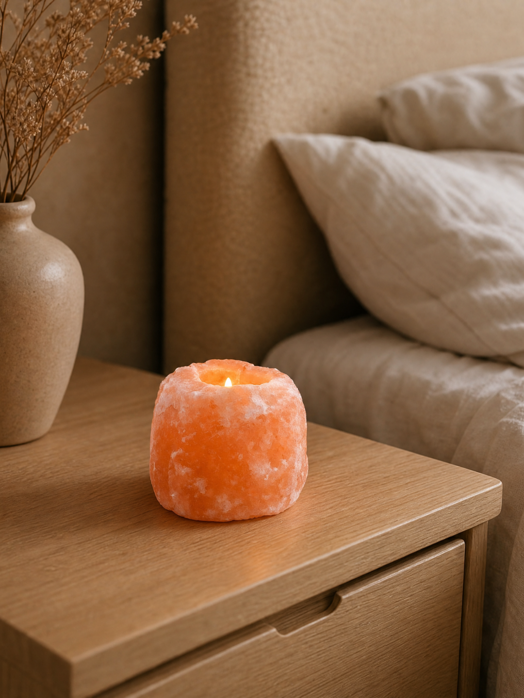 Himalayan Salt Candle Holder