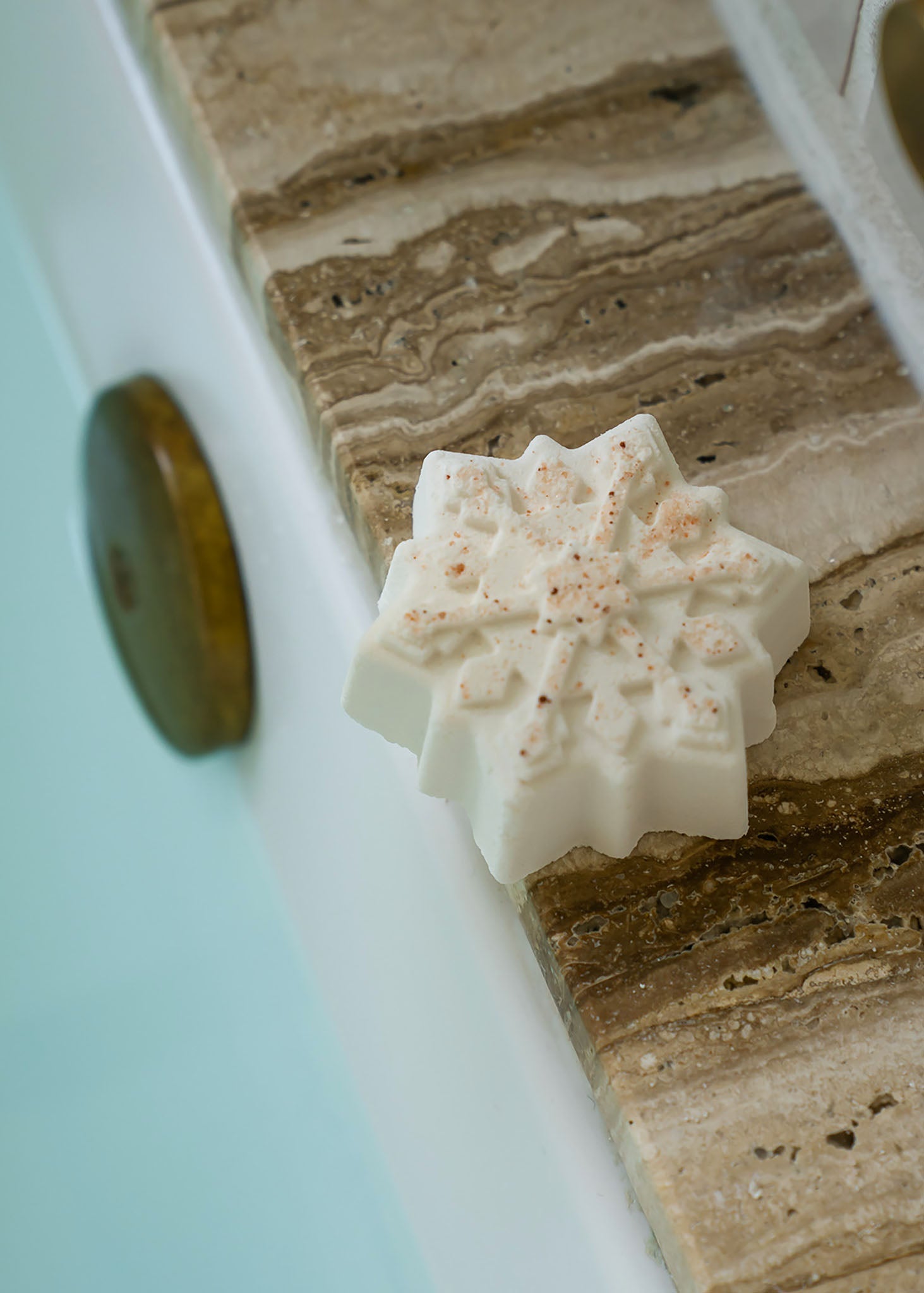 Silent Night Snowflake Crystal Bath Bomb-Bath Bomb-LA SALT CO-1 unit-LA Salt Co.