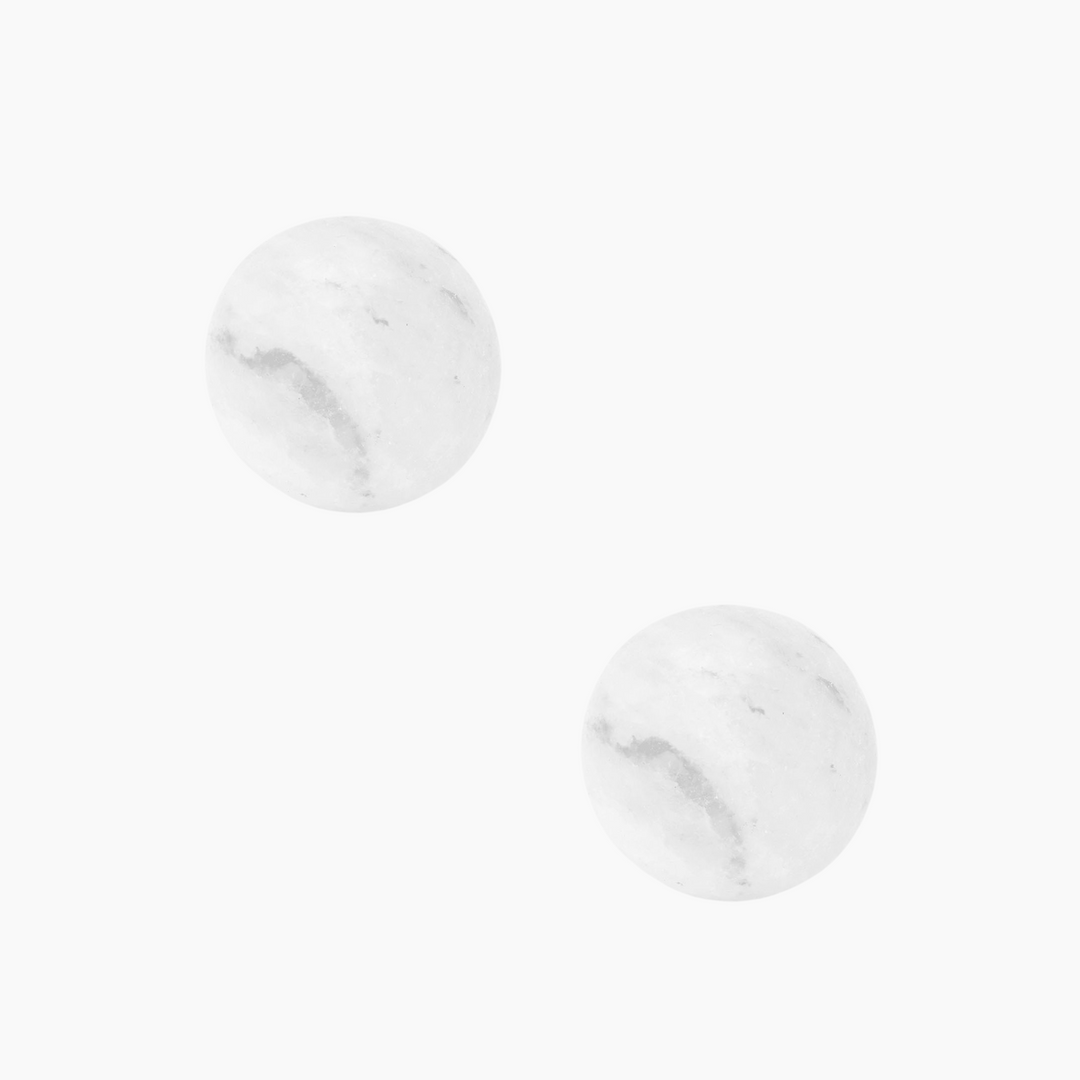 Small Round Massage Ball (30mm)-Massage Stones-LA SALT CO-2 units-White-LA Salt Co.