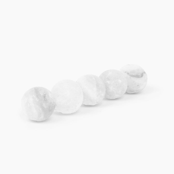 Small Round Massage Ball (30mm)-Massage Stones-LA SALT CO-5 units-White-LA Salt Co.