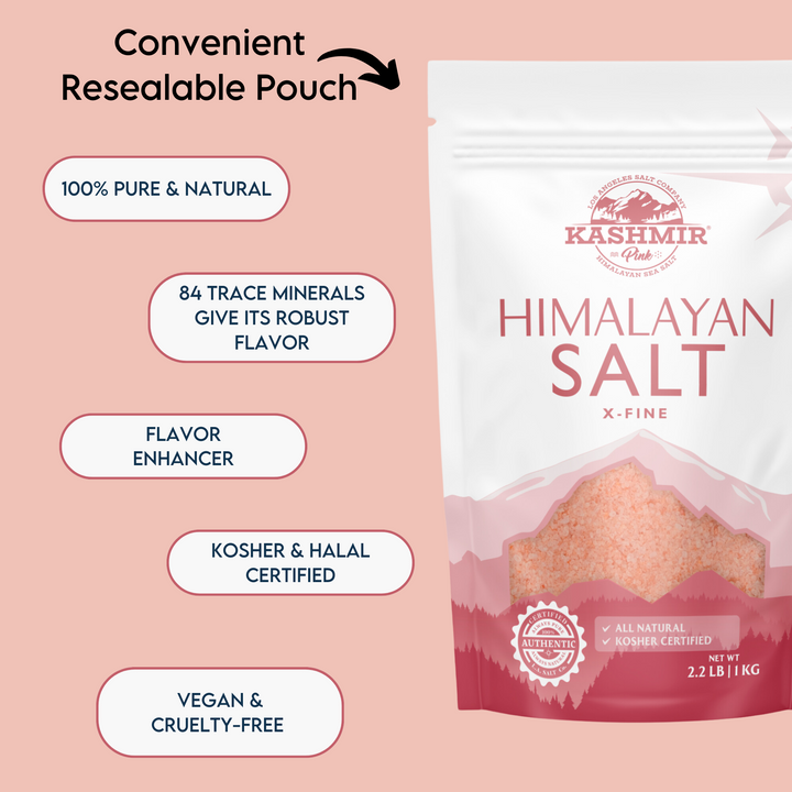 Kashmir Pink® Himalayan Salt X-Fine (2.2 lb)