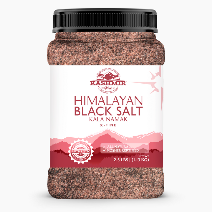 Kashmir Pink® Himalayan Black Salt X-Fine Jar