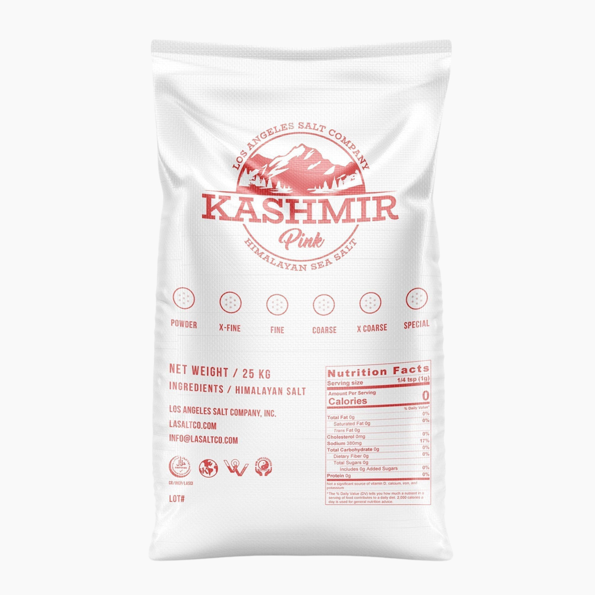 Himalayan Pink Salt (55 LB)