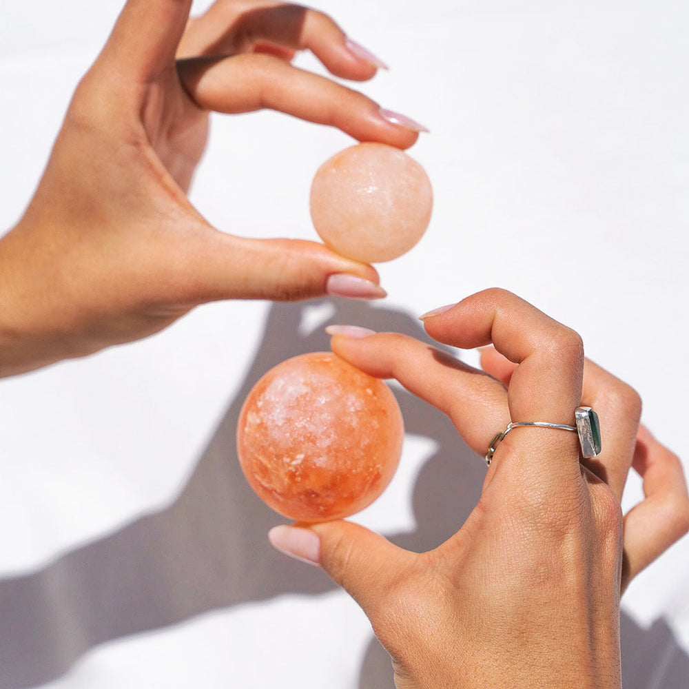 Small Round Massage Ball (30mm)-Massage Stones-LA SALT CO-2 units-Pink-LA Salt Co.
